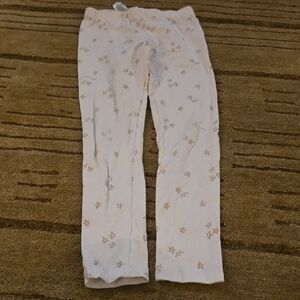 5/25 Circo White Pants with Gold Star Design
